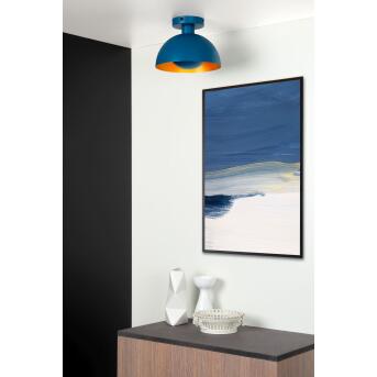 Siemon plafondlamp Ø 25 cm 1xe27 blauw