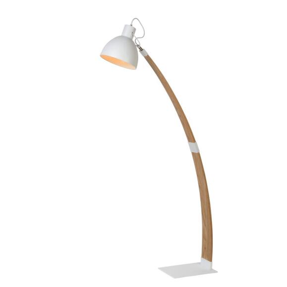 Curf vloerlamp met leeslamp 1xe27 wit