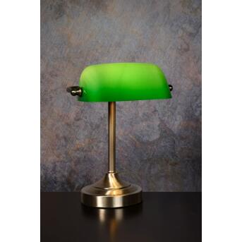 BANKER Schreibtischlampe 1xE14 Bronzefarbe