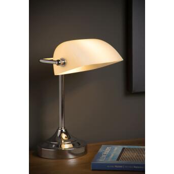 Banker Desk Lamp 1xe14 Chrome