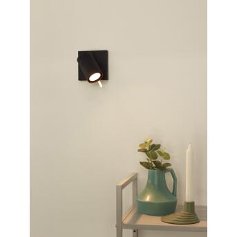 Grony plafond spotlight led dim tot warm gu10 1x5w 2200k/3000k zwart