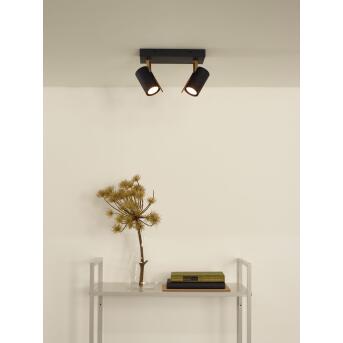 Grony Ceiling Spotlight Led Dim to Warm Gu10 2x5W 2200K/3000K Black
