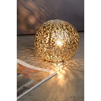 Paolo -tafellamp Ø 14,5 cm 1xg9 zilver