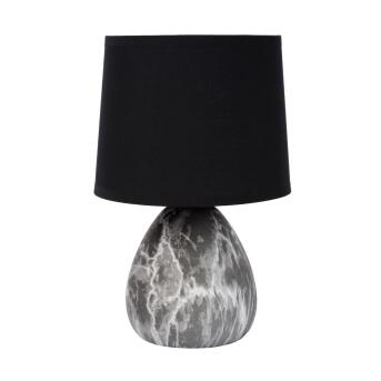 Marmo tafellamp Ø 16 cm 1xe14 zwart