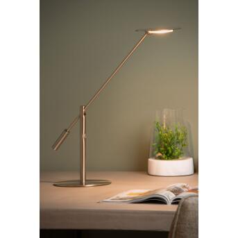 Anselmo Desk Lamp LED Dim. 1x9W 3000K Chrome Matt
