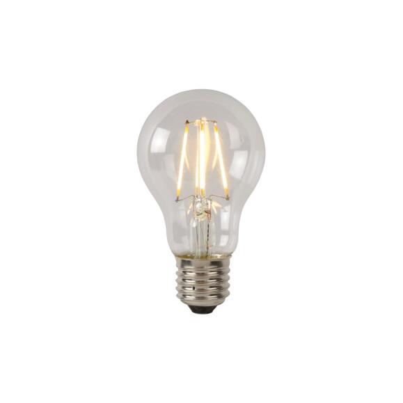 A60 Glühfadenlampe Ø 6 cm LED Dim. E27 1x5W 2700K Transparent