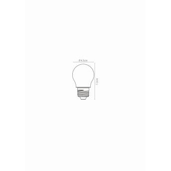 G45 Glühfadenlampe Ø 4,5 cm LED Dim. E27 1x4W 2700K Matte