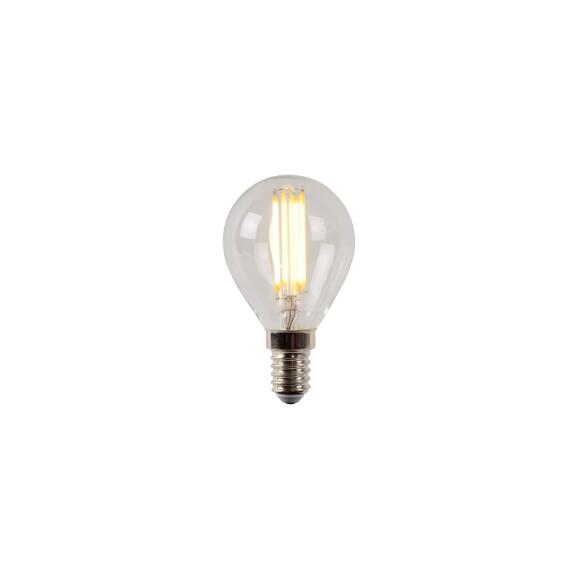 P45 Glühfadenlampe Ø 4,5 cm LED Dim. E14 1x4W 2700K Transparent