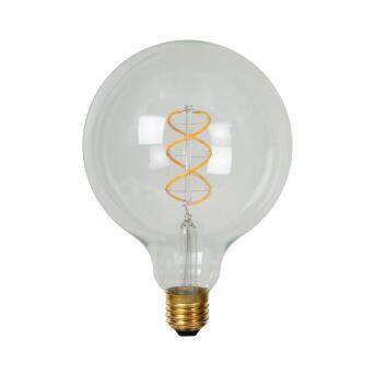 G125 Glühfadenlampe Ø 12,5 cm LED Dim. E27 1x5W 2700K Transparent