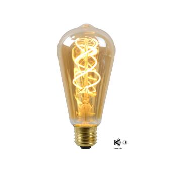 ST64 TWILIGHT SENSOR Glühfadenlampe Außen Ø 6,4 cm LED E27 1x4W 2200K Amber