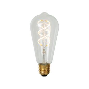 ST64 Glühfadenlampe Ø 6,4 cm LED Dim. E27 1x4,9W 2700K Transparent