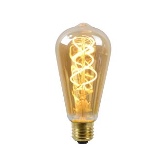 ST64 Glow Draadlamp Ø 6,4 cm LED Dim. E27 1x4.9W 2200K Amber