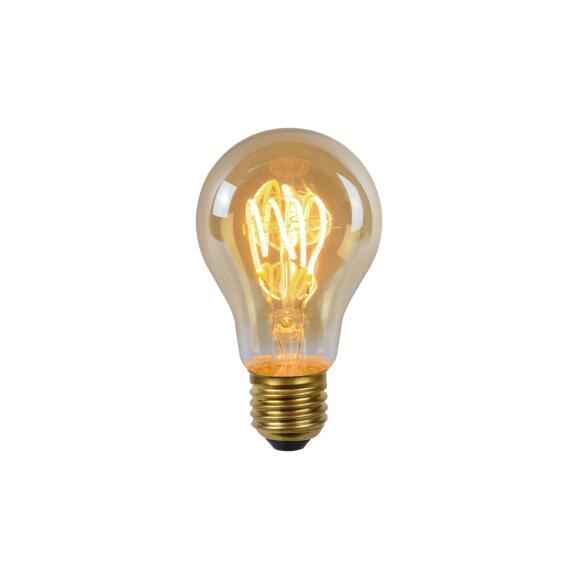 A60 Glühfadenlampe Ø 6 cm LED Dim. E27 1x5W 2200K Amber