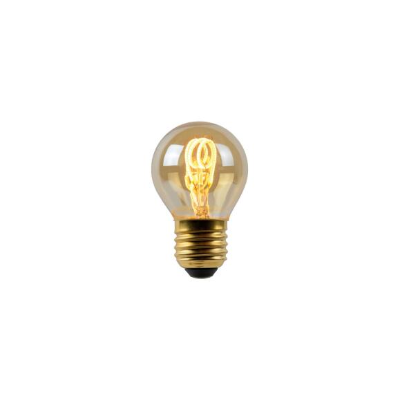 G45 Glow Draadlamp Ø 4,5 cm LED Dim. E27 1x3W 2200K Amber