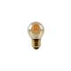 G45 Glühfadenlampe Ø 4,5 cm LED Dim. E27 1x3W 2200K Amber