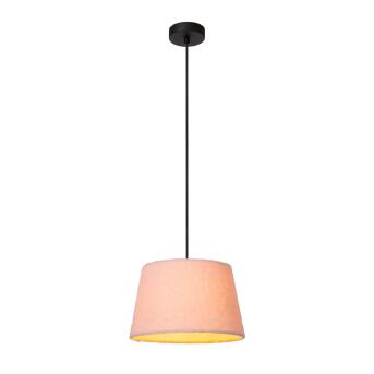 Wollige hanglampen Ø 28 cm 1xe27 roze