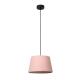 Wollige hanglampen Ø 28 cm 1xe27 roze