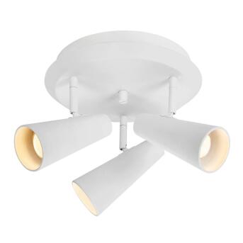 Plafondlamp Crest White 3 x Gu10/7W