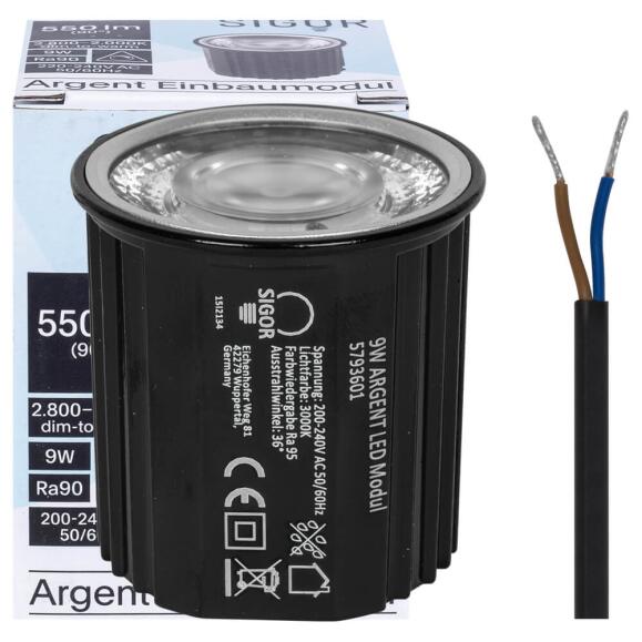 LED -module PAR/MR16 Argent 2800K tot 2000K 9W 550Lm 60 °