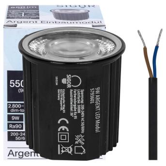 LED-Modul PAR/MR16  ARGENT 2800K bis 2000K 9W 550lm 60°