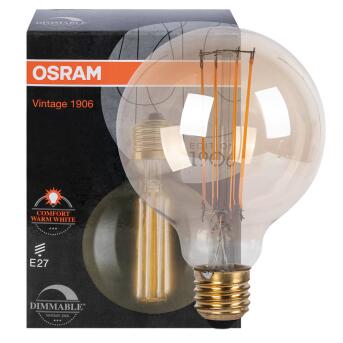 LED-Filament-Lampe VINTAGE 1906 ULTRA THIN Globe-Form...