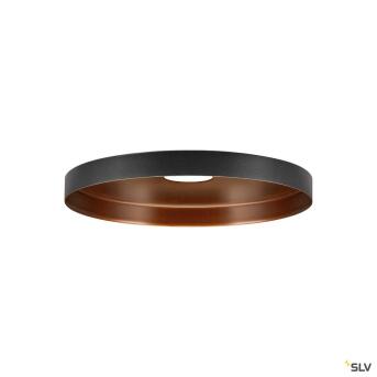 LALU® PLATE 15, Leuchtenschirm, Mix&Match, H:1.5 cm, schwarz