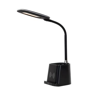 PENNY Schreibtischlampe LED Dim. 1x4,7W 3000K Mit kabellosem LadegerÃ¤t Schwarz