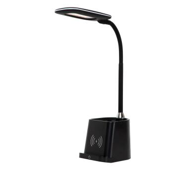 PENNY Schreibtischlampe LED Dim. 1x4,7W 3000K Mit kabellosem LadegerÃ¤t Schwarz