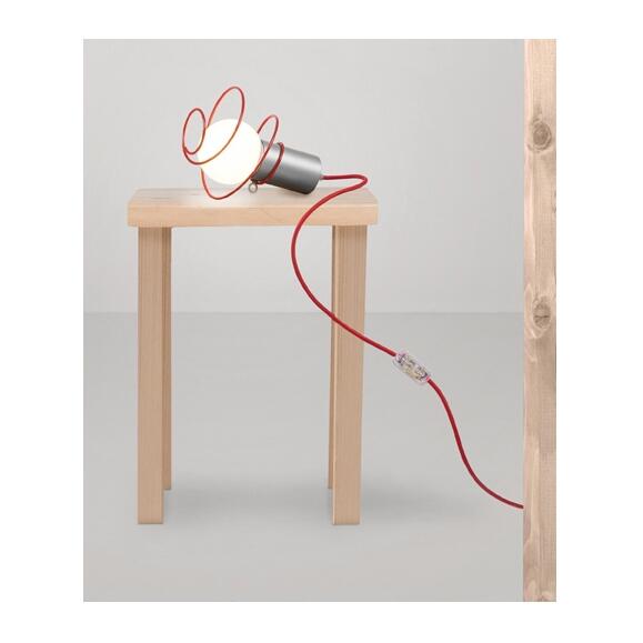 Minimalistisch tafellamp Miki -draadframe