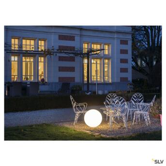 Rotoball 50, Outdoor Stand Lamp, TC- (D, H, T, Q) SE, IP44, Ball, Wit, Ø 50 cm, Max. 24W