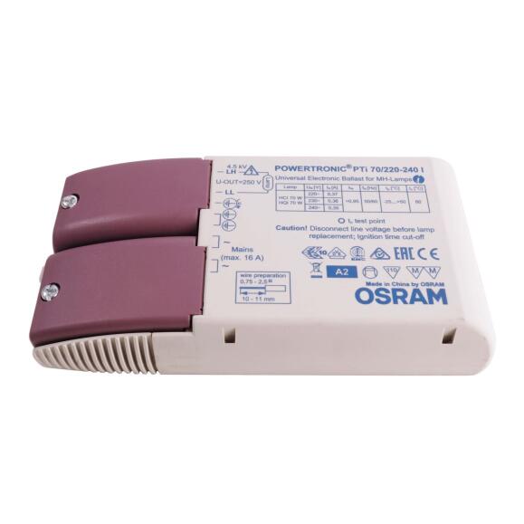 OSRAM-voeding, PTI 70/220-240, 220-240V AC/50-60Hz, 0.36 A, 70,00 W
