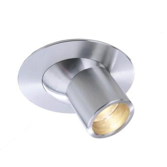 Lichtpunt perno plafondlamp zilver draaien 2,2W 3000K warm wit