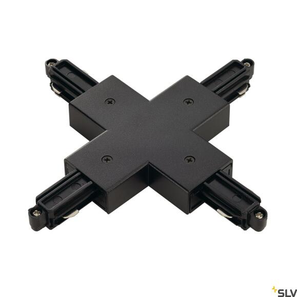 X-connector, voor hoogspannings 1 fase opbouw, zwart