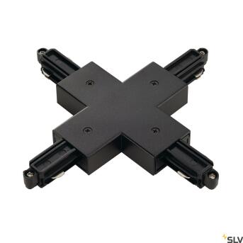 X-connector, voor hoogspannings 1 fase opbouw, zwart