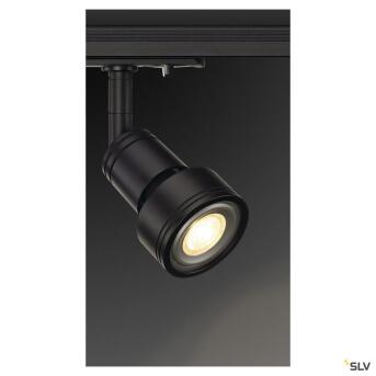 PURI Leuchtenkopf schwarz GU10 max. 50W inkl. 1P.-Adapter
