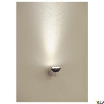 Puri, muur- en plafondlamp, beïnvloed, QPAR51, White Matt, max. 50W, met decoring