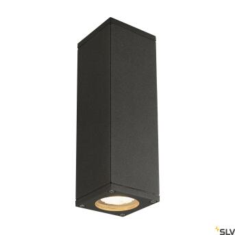 Theo Up/Down, Buiten Wall Lamp, QPAR51, IP44, Corner, Up/Down, Anthracite, Max. 70W