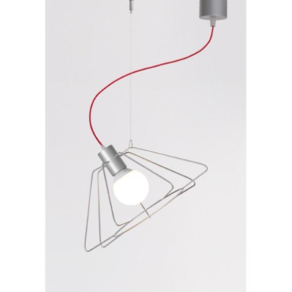 minimalistische Pendelleuchte Miki Drahtgestell 60 cm