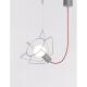 minimalistische Pendelleuchte Miki Drahtgestell 60 cm
