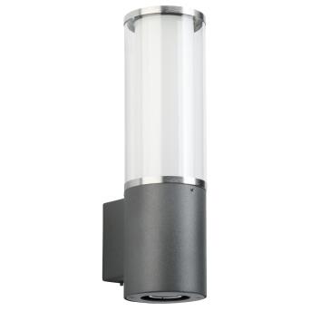 Moderne wandlamp met sublicht roestvrij staal/antraciet