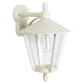 Klassieke wandlamp hangen aluminium wit