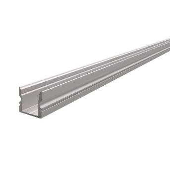 U-Profil hoch AU-02-10 für 10 - 11,3 mm LED Stripes, Silber-matt, eloxiert, 1000 mm
