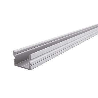 U-Profil hoch AU-02-15 für 15 - 16,3 mm LED Stripes, Silber-matt, eloxiert, 1000 mm