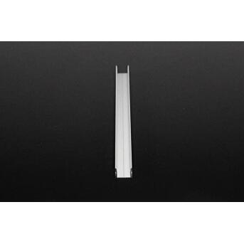 U-Profil hoch AU-02-15 für 15 - 16,3 mm LED Stripes, Silber-matt, eloxiert, 1000 mm