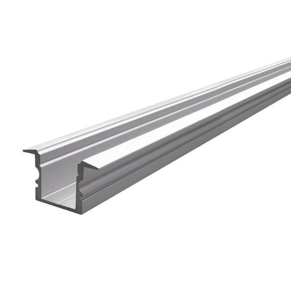 T-Profil hoch ET-02-10 für 10 - 11,3 mm LED Stripes, Silber-matt, eloxiert, 2000 mm