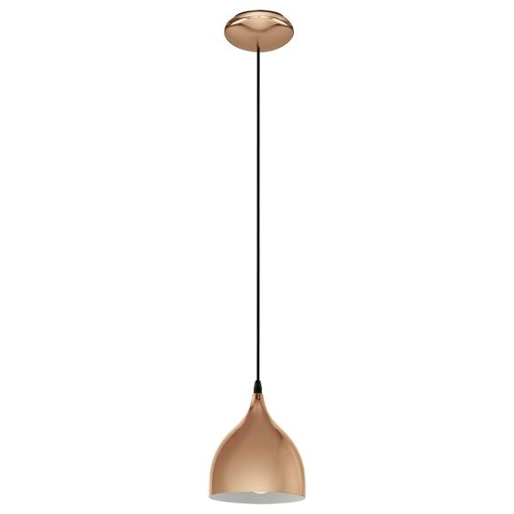 Coretto 2 Copper -gecoleerde hanger Lamp 17 cm retro vintage