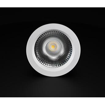 COB 210 LED 37W plafondlamp wit rond Ø23 cm 3000K dimpelbaar