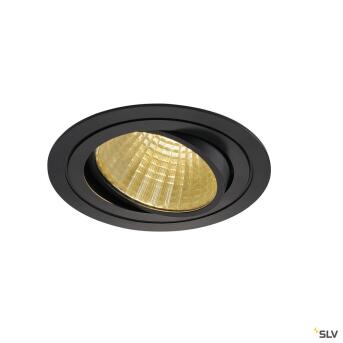 New Tria 150 Round LED Einbauleuchte dimmbar schwarz rund...
