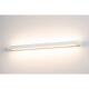 Sedo 21, wandlamp, LED, 3000K, hoekig, wit, glas satijn, energiebesparende lamp, L/B/H 89,5/8,5/4 cm, 33 W