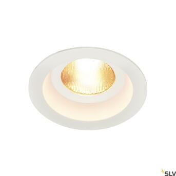 Contone®, verzonken lamp, LED, 2000-3000k, rond, wit, rigide, 13W, inclusief bladveren